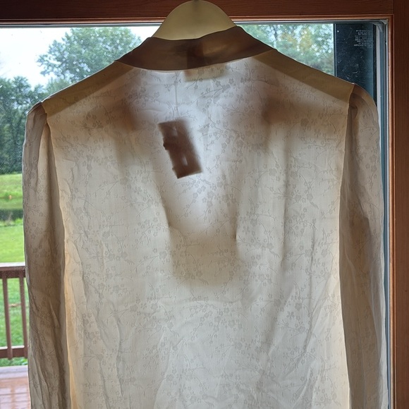 NWT Vintage Hattie 100% silk Blouse - Picture 5 of 7